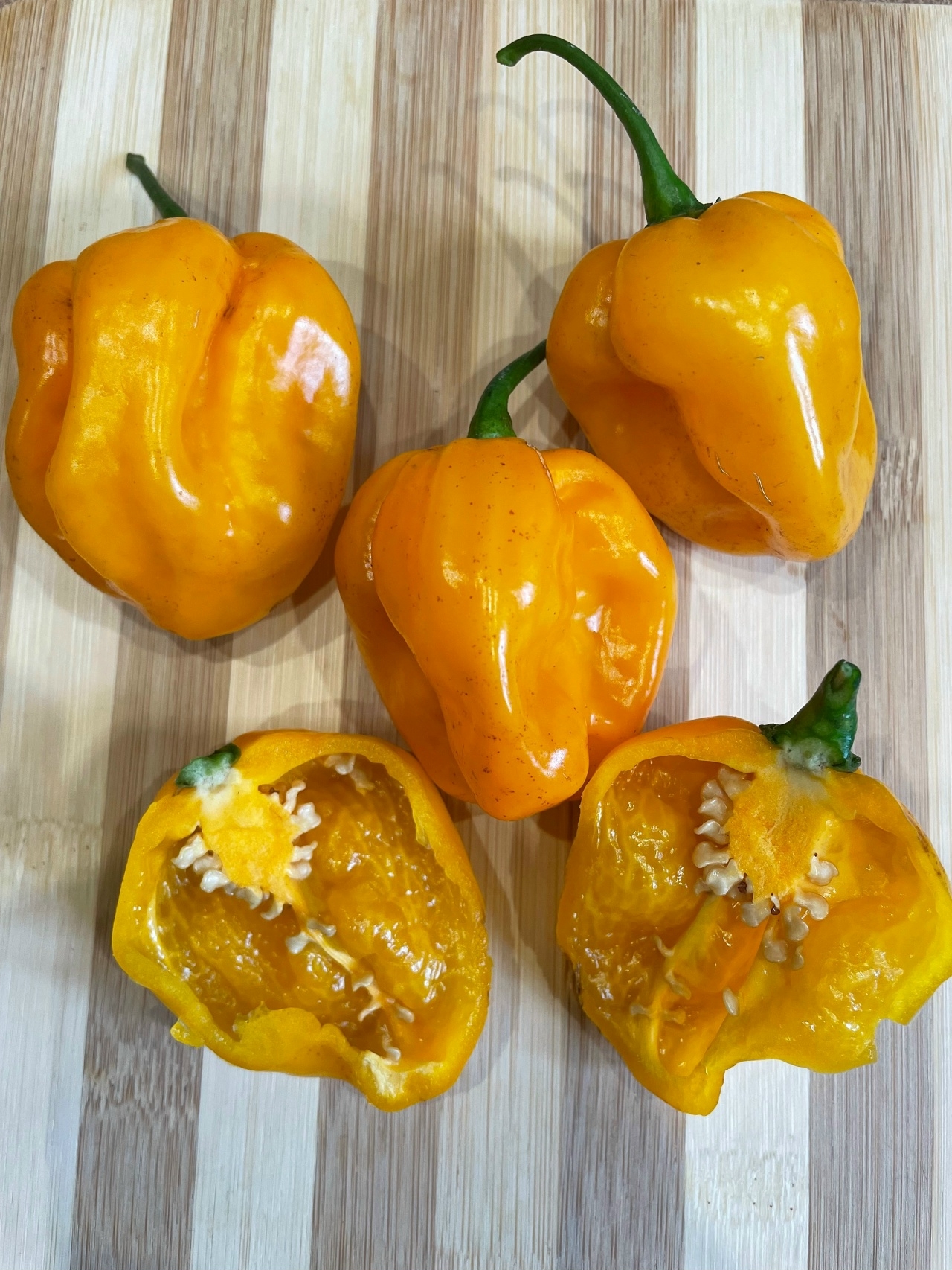Семена острого перца Habanero Giant Yellow